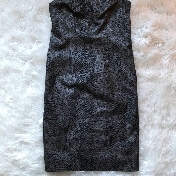 ESTELLE AND FINN SNAKESKIN PRINT SHEATH BODYCON 👗 - Picture 3 of 6